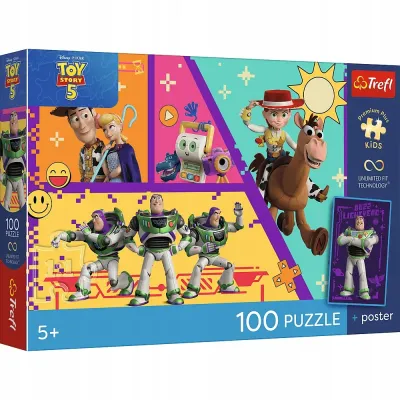 Trefl Puzzle 100 el Prem Plus Kids Zabawki w akcji