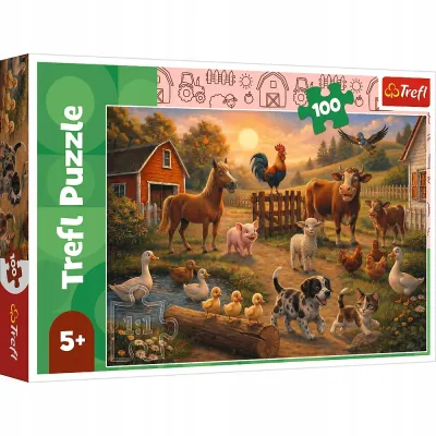 Trefl Puzzle 100 el Przyjaciele ze wsi