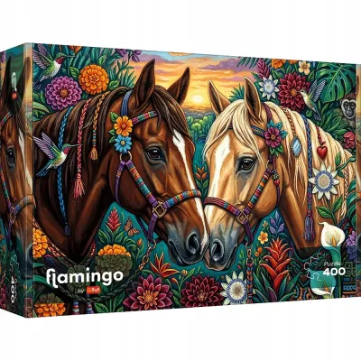 Trefl Puzzle 400 el Flamingo By Trefl Kwiecisty galop Trefl Puzzle 400 el Flamingo By Trefl Kwiecisty galop