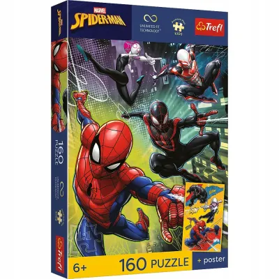Trefl Puzzle 160 el UFT Prem Plus Kids Pajęcze sprawy Trefl Puzzle 160 el UFT Prem Plus Kids Pajęcze sprawy