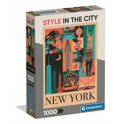 Clementoni Puzzle 1000 el. Compact New York