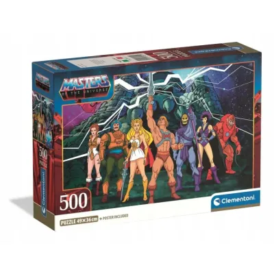 Clementoni Puzzle 500 el. Compact Masters Of The Universe Clementoni Puzzle 500 el. Compact Masters Of The Universe