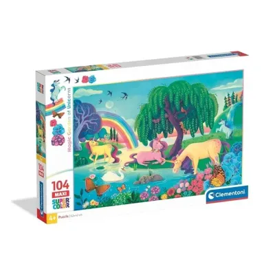Clementoni Puzzle 104 el. Maxi Noli Jednorożce