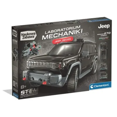 Clementoni Naukowa zabawa Laboratoriun mechaniki Jeep Recon Clementoni Naukowa zabawa Laboratoriun mechaniki Jeep Recon