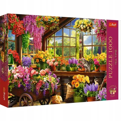 Puzzle Trefl 1000 elementów Tea Time: Przygotowania do wiosny Puzzle Trefl 1000 elementów Tea Time: Przygotowania do wiosny