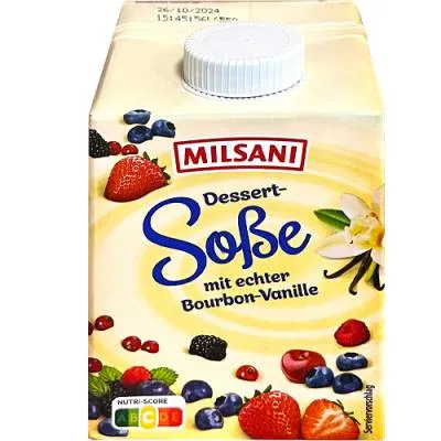 Milsani Dessert Sosse Śmietanka Waniliowa 500ml