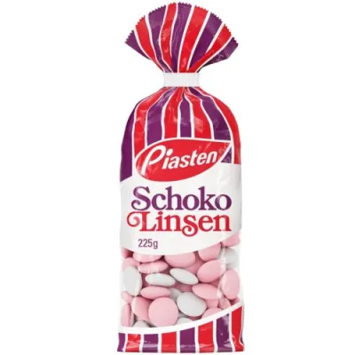 Piasten Schoko Linsen Draże 225g