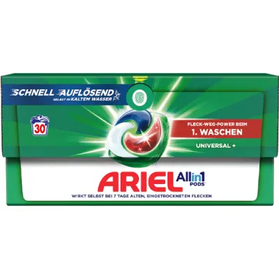 Ariel All in 1 Pods Universal+ 30p 642g