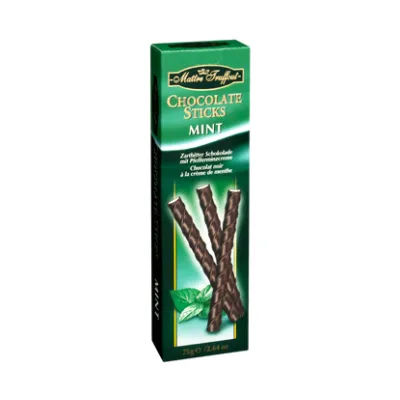 Maitre Chocolate Sticks Mint 75g