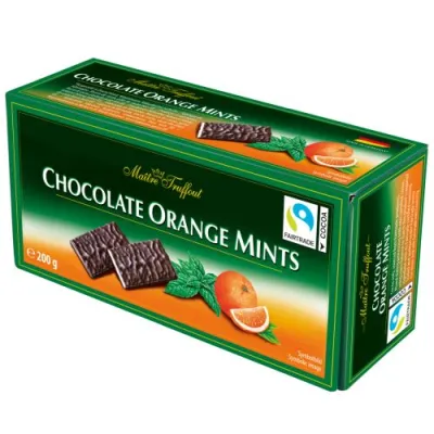 Maitre Chocolate Orange Mints 200g