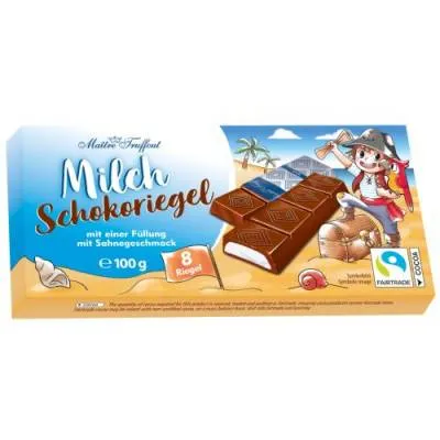 Maitre Milch Schokoriegel Sahne 8szt 100g