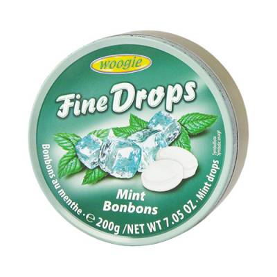 Woogie Mint Drops 200g