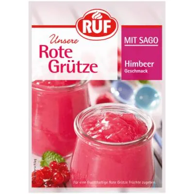 Ruf Rote Grutze Himbeer mit Sago Kisiel 3pak 129g