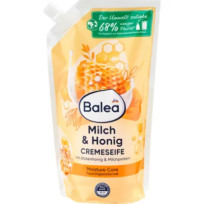 Balea Cremeseife Milch & Honig Mydło Zapas 500ml