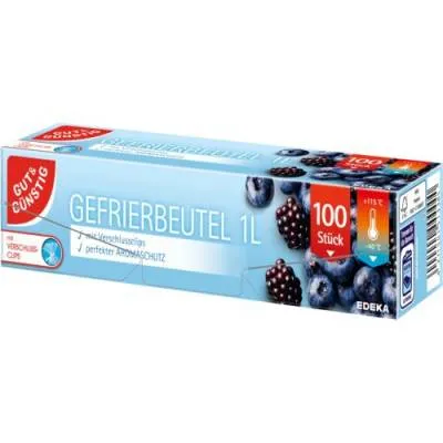 G&G Gefrierbeutel 1L 100szt Worki do Żywności