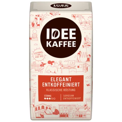 Idee Kaffee Elegant Entkoffeiniert 500g M