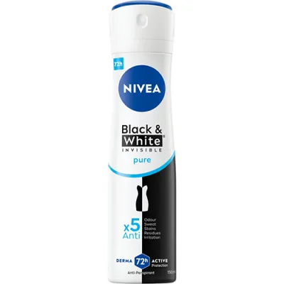 Nivea Black & White Pure Deo 150ml