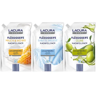 Lacura Milch & Honig / Sanfte / Olive Zapas 750ml
