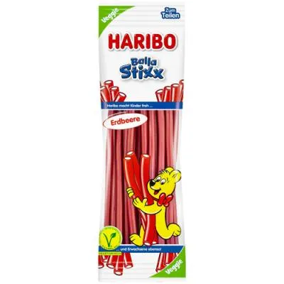 Haribo Balla Stixx Strawberry 175/200g