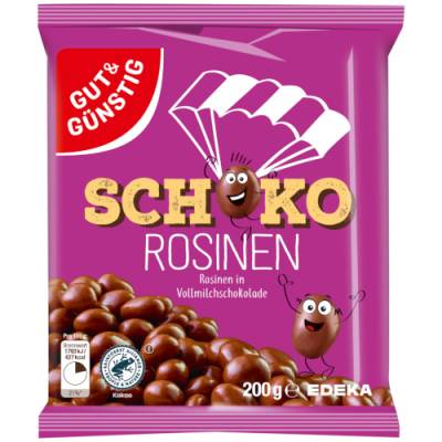 G&G Schoko Rosinen 200g