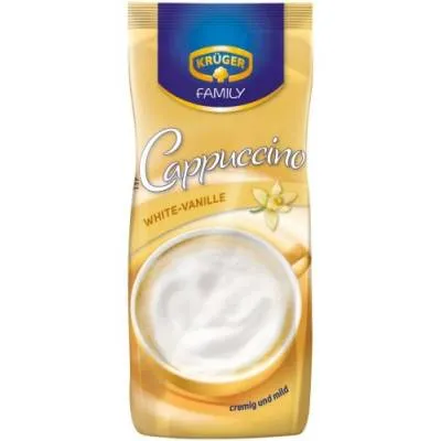 Kruger Cappuccino White Vanille 500g