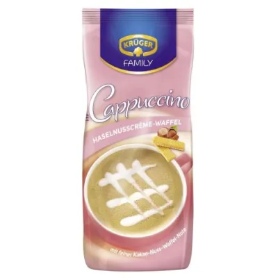 Kruger Cappuccino Haselnusscreme Waffel 500g