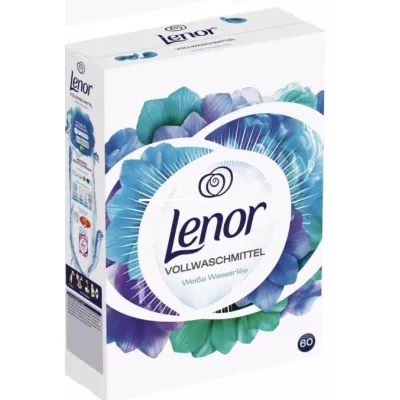 Lenor Vollwaschmittel Wasserlilie 60p 3,9kg
