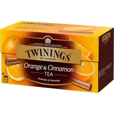 Twinings Orange & Cinnamon Herbata 25szt 50g