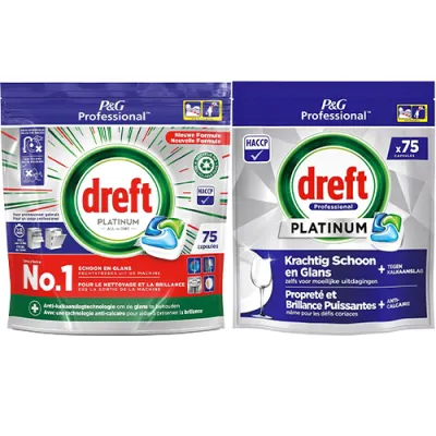 Dreft Platinum All in One Tabs 75szt 1,1kg *