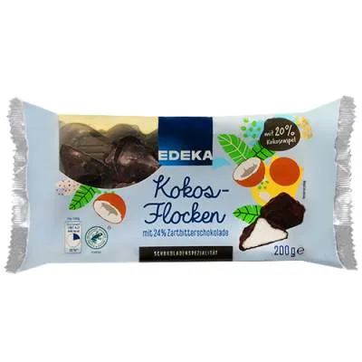 Edeka Kokos Flocken Zart Czeko 200g