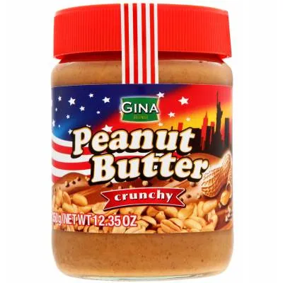 Gina Peanut Butter Crunchy 350g