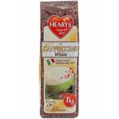 Hearts White Cappuccino 1kg