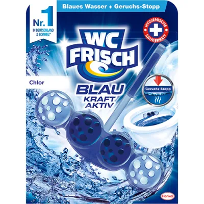 WC Frisch Kraft Aktiv Blau Chlor WC Zawieszka 50g