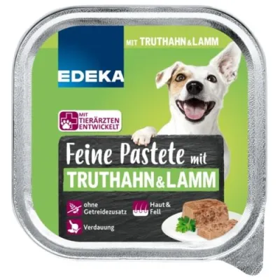 Edeka Feine Pastete Truthahn Lamm dla Psa 150g