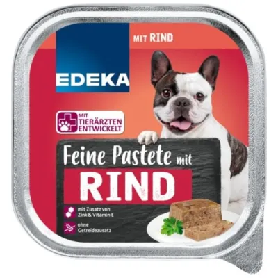 Edeka Feine Pastete Rind dla Psa 300g