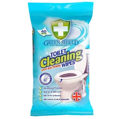 Green Shield Toilet Cleaning Chusteczki 40szt