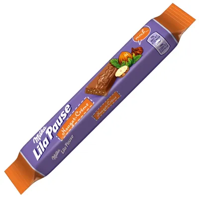 Milka Lila Pause Nougat Creme Baton 38g