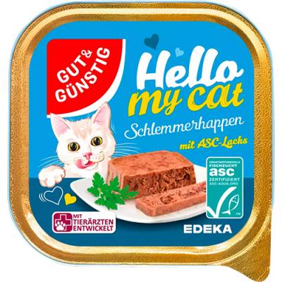 G&G Hello My Cat Schlemmerhappen Lachs 100g