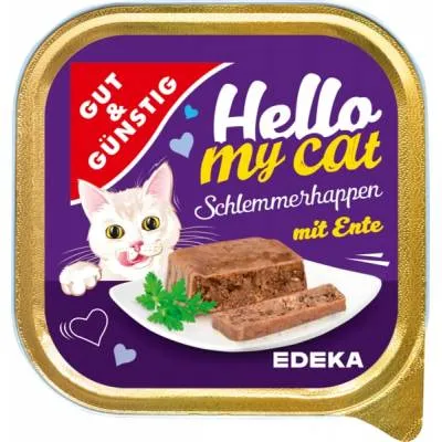 G&G Hello My Cat Schlemmerhappen Ente 100g