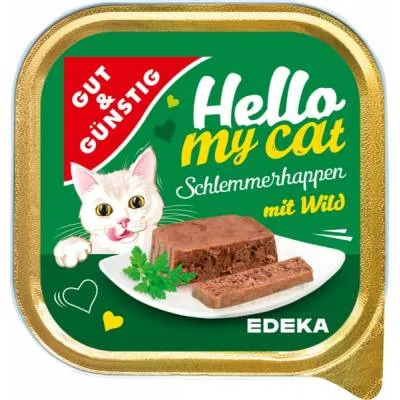 G&G Hello My Cat Schlemmerhappen Wild 100g