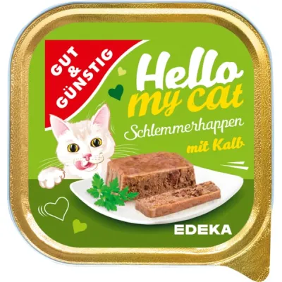 G&G Hello My Cat Schlemmerhappen Kalb 100g