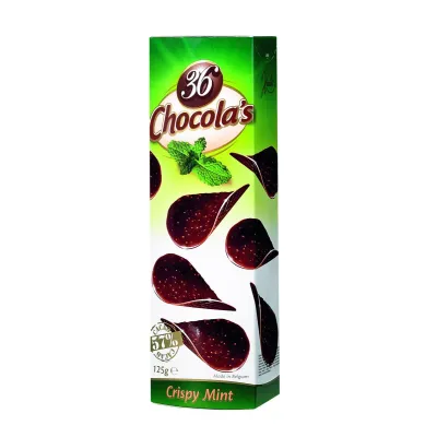 Chocolas Crispy Mint 125g