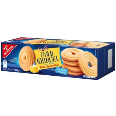 G&G Gold Kringel Butter Spritzgeback Ciastka 400g