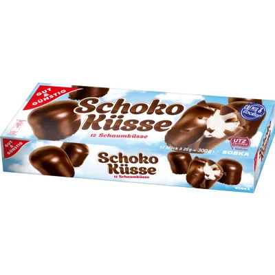 G&G Schoko Kusse Pianki 12x25g 300g