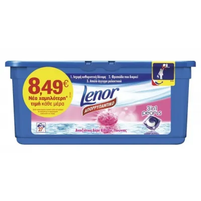 Lenor 3in1 Pods Piwonia 27p 788g