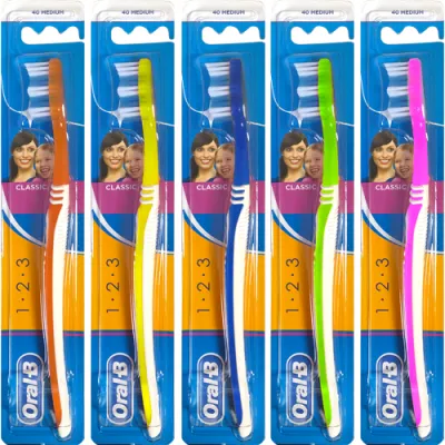 Oral-B 123 Medium Szczoteczka 1szt