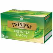 Twinings Green Tea Earl Grey Herbata 25szt 40g