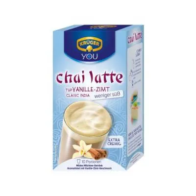 Kruger Chai Latte Vanille Zimt Weniger 10szt 250g