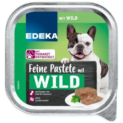 Edeka Feine Pastete Wild dla Psa 300g