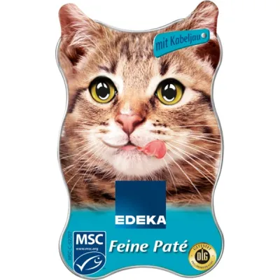 Edeka Feine Pate mit Kabeljau dla Kota 85g